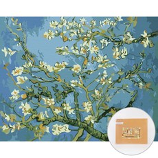 ARTJOY 名畫 DIY 數字油畫組 40 x 50cm, 杏樹, 1組