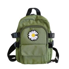 JH Company 花卉印花2WAY單肩包, 卡其色