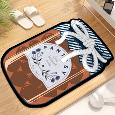 Wither Home 甜點主題日地墊, 棕色