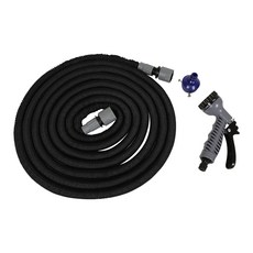 高級型伸縮水管 15m, 1個, Black