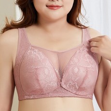 花朵蕾絲前扣式哺乳內衣 B款