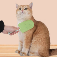 카무라라 반려동물 실리콘 브러쉬 75 x 200 mm, 1개, 그린