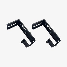 창안애 높이 조절 브라켓 세트 6~13cm, 블랙, 2개