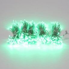 LISHIN Vitson Wonha 聖誕樹燈 LED 樹燈 300燈 可連接型 DC24V, 透明線 + 綠色, 1個