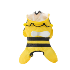 드방스 강아지 꿀벌 우비, 노랑, 1개