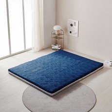 HOME JOBS 9區輕薄折疊式床墊 + 收納束帶組