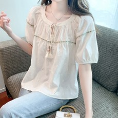 LUNA GIRL 伊爾森鏤空罩衫 L24SMBL051301