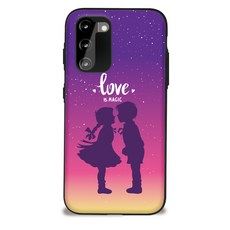 커플 01 일러스트 디자인 도어 범퍼 휴대폰 케이스