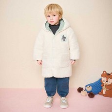 mollimelli 童款雙面穿連帽鋪棉夾克