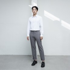 Mind Bridge 男款Couture錐形鬆緊帶休閒西裝褲 MWPT0101