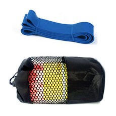 Lenwave 引體向上帶 Step 6 + 防滑瑜伽巾, 藍色（拉力帶），隨機發貨（瑜伽巾）