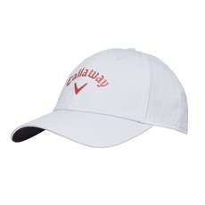 Callaway 卡拉威 WMN LIQUID METAL帽子, 白色+灰玫瑰色