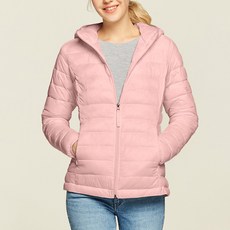 女款輕量連帽羽絨外套