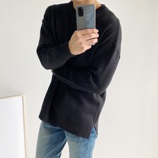 Meosidda 男性圓領基本款針織T恤