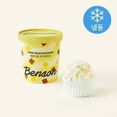 벤슨아이스크림 레몬크림 치즈케이크 아이스크림 (냉동), 474ml, 1개입, 1개