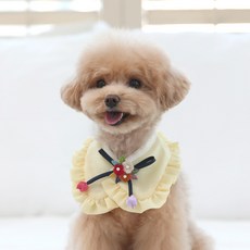 리토가토 반려동물 하린 한복 케이프 S, 노랑, 1개