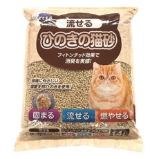 LIFELEX 天然貓砂 日本製, 檜木, 14L, 1袋