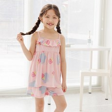mabellechouchou 女童微笑甜筒涼感背心套裝