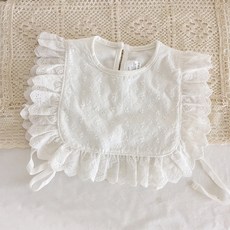 Hararoi 嬰幼兒荷葉邊梅花圍兜
