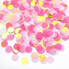 파티공구 원형 컨페티 500g, 핑크골드톤, 1개