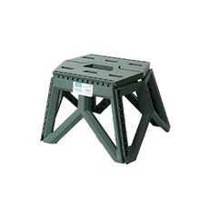 눕눕 접이식 캠핑 간이 심플 의자, 그린, 1개