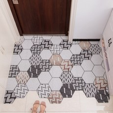 簡約生活DIY線圈玄關墊 T04 90*120cm, 1個, 5型