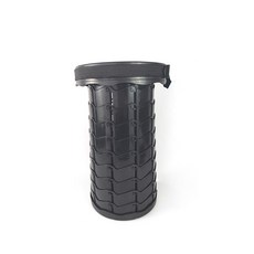 휴대용 접이식 원형 스툴, 블랙