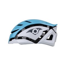 NOW 自行車安全帽 NB-700 FURI, 天藍色+白色