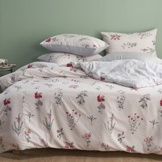 gBEDDING 植物印花超細纖維水洗四季寢具組