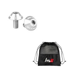 나야스타일 자전거 나사 실버 2p + 전용 파우치 세트 CYYP-68-5PU, 1세트