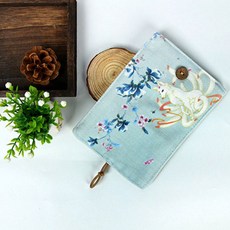 화려한 명화 레트로 가벼운 카드지갑