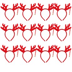 派對朋友魯道夫鈴鐺髮箍, 混合顏色, 12個