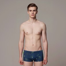 tSNINE 男士短版四角中腰室內泳褲 JPMT-12