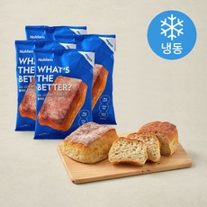 널담 고단백 저당 네모바게트 플레인 (냉동), 90g, 4개, 1개입