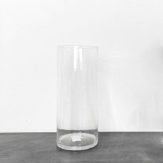 롱 실린더 유리 화병, 클리어