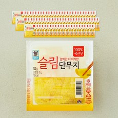 대림선 슬림단무지, 120g, 80개