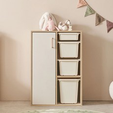 마마룸 아동용 아임 720 교구장 원목발 미포함 방문설치, 크림화이트 홈인테리어/가구 반품 최저가 98,890원