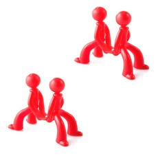 Bella 炊具砧板托盤底座支架支架 D190322, 紅色, 2個