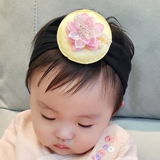 arang.rorang 嬰幼兒用花伽藍韓服髮帶