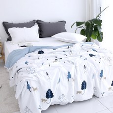 SCOHome 自然顏料水洗薄被, Petit Mint