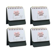 2021年可愛貓咪迷你月曆 XS 4入, 混色