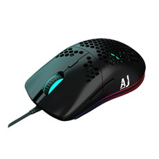 AJAZZ 輕量級遊戲鼠標, S212, 黑色的
