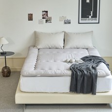 Sleep Gonggam 牛奶床墊, 灰色, 10cm