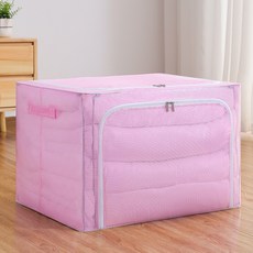 All High PVC折疊式網狀收納箱 80L, 05粉色, 1個