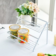 Yoonco 多用途分格收納廚房層架, 白色, 1個