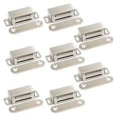 Choice Hardware優質不鏽鋼磁吸環 小 8入 銀色, 1套