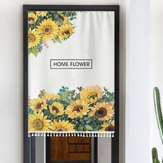 페어링 북유럽 패브릭 주방 욕실 도어커튼