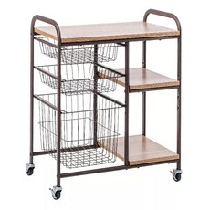 BUYER HOUSE 拜爾家居 廚房推車收納架 荷重型, 單一顏色