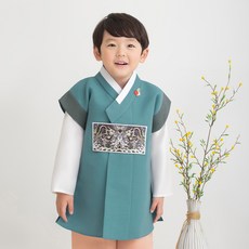 Gaon 男童款南丹青龍服韓服套裝 AM224