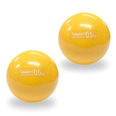 Valansis Kei 彼拉提斯重力球 0.5kg 橘色 2入, 2個